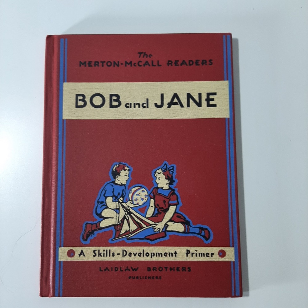 Vintage Bob and Jane Merton-McCall Readers Skills-Development Primer Laidlaw Bro